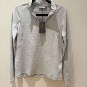 Light Gray Women's Quarter-Zip Sweatshirt